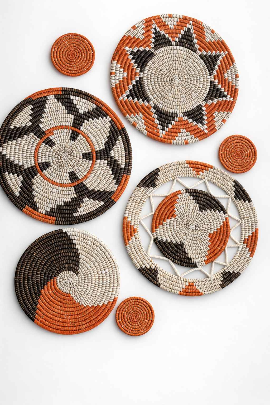 Orange wall decoration